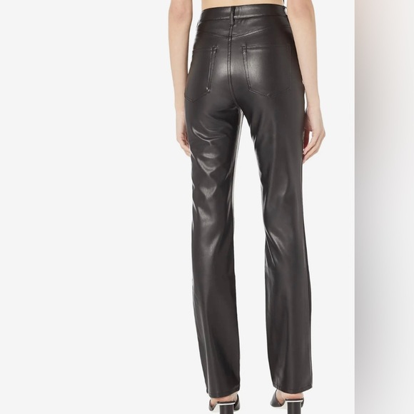 AFRM Heston Vegan Leather High-Rise Straight Leg - Picture 6 of 6